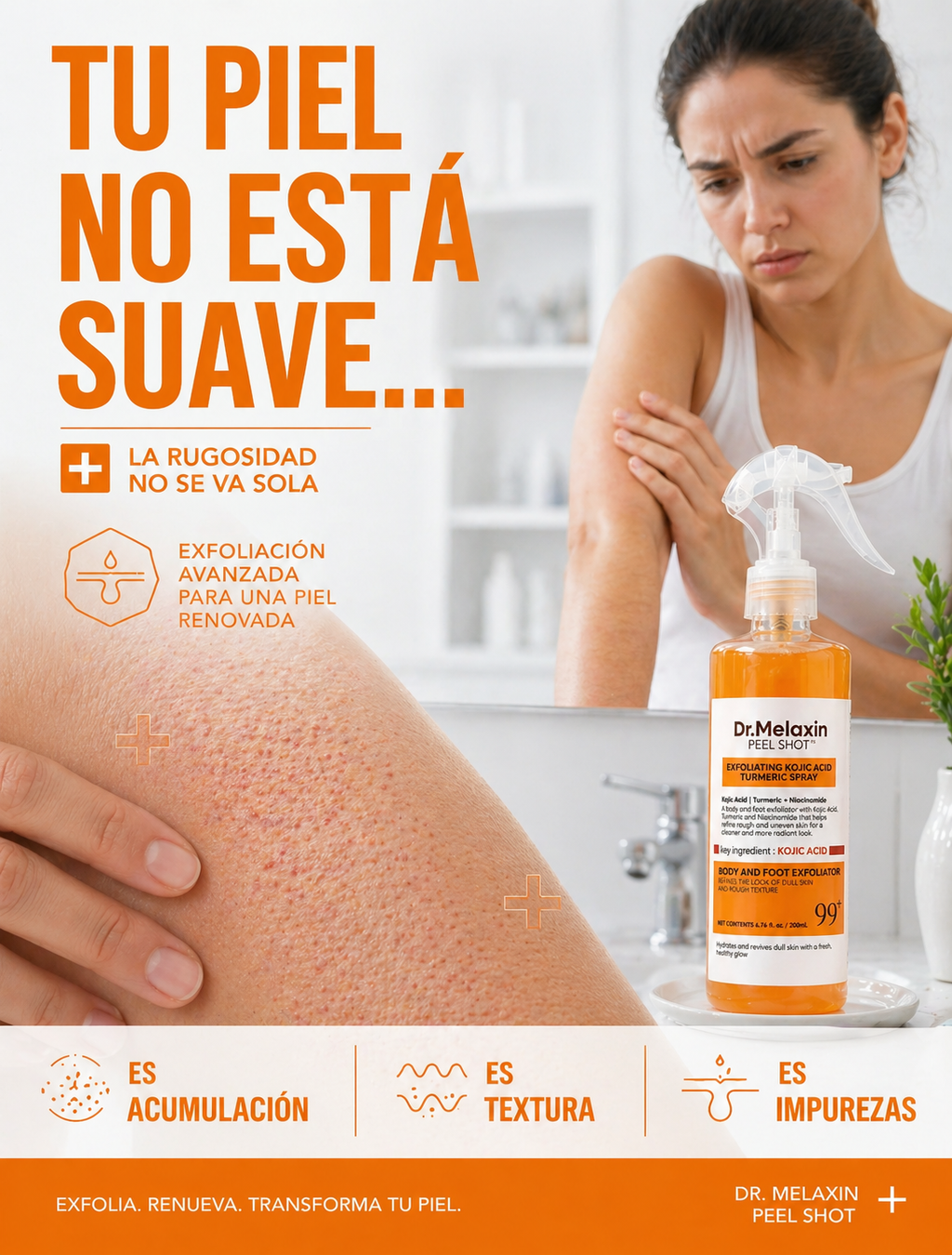 Aura Spray — Exfoliante Corporal Uniformizador