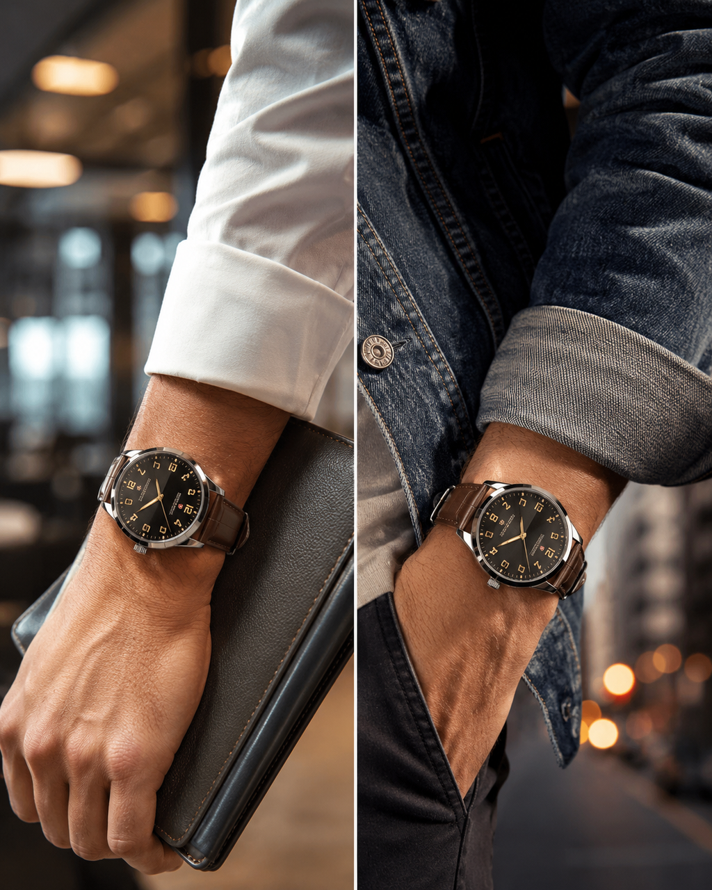 ORLANO Set Ejecutivo — Reloj + Billetera + Llavero + Bolígrafo